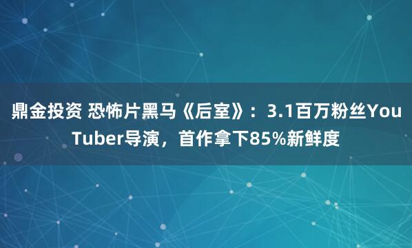 鼎金投资 恐怖片黑马《后室》：3.1百万粉丝YouTuber导演，首作拿下85%新鲜度