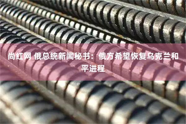 尚红网 俄总统新闻秘书：俄方希望恢复乌克兰和平进程