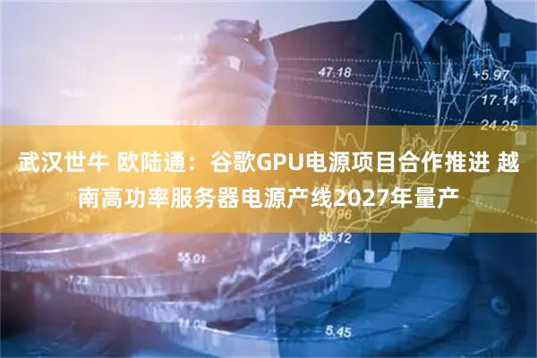 武汉世牛 欧陆通：谷歌GPU电源项目合作推进 越南高功率服务器电源产线2027年量产